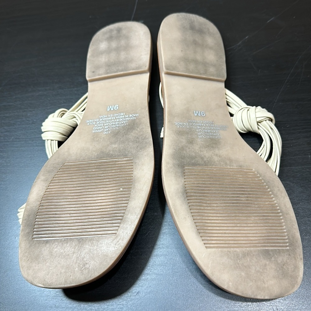 Matisse Anthropologie Mystic Sandals. Cream color. Size 9M. - Picture 3 of 4